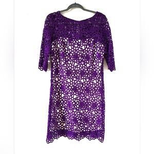 Jax Purple Lace Dress